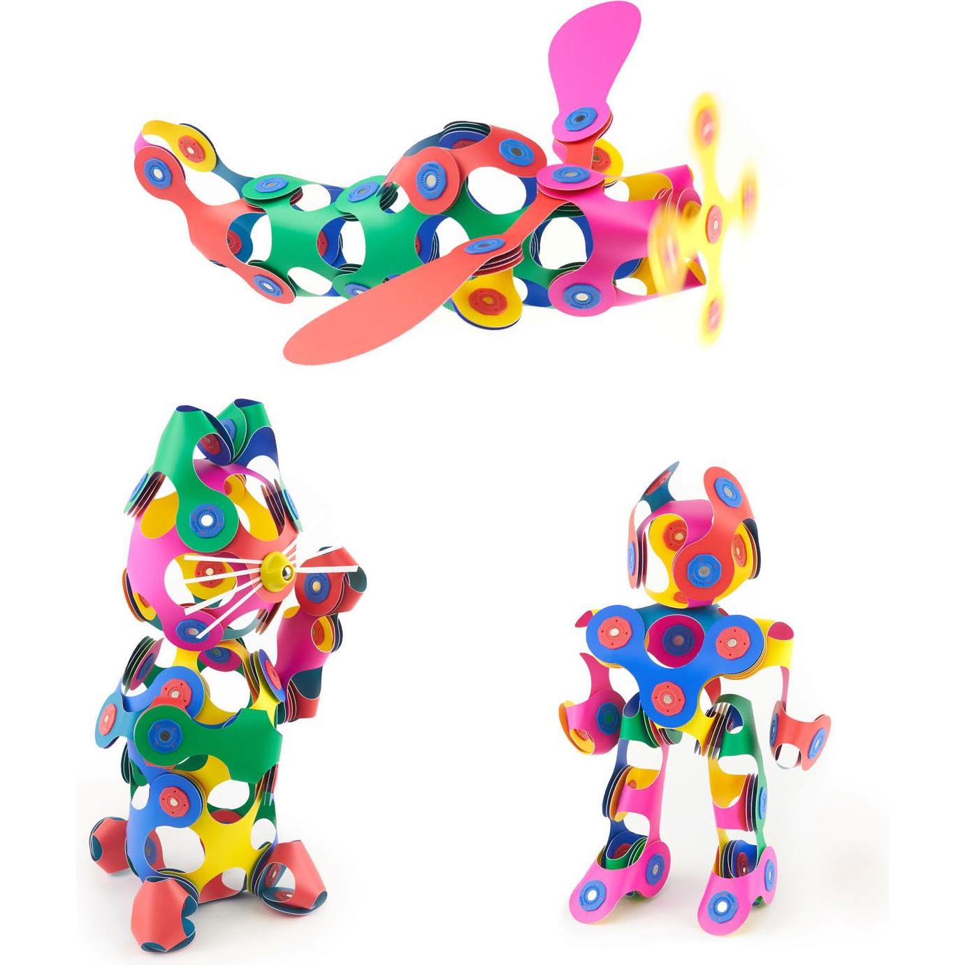 Thumbnail - Clixo Magnetisches Bauspielzeug Rainbow