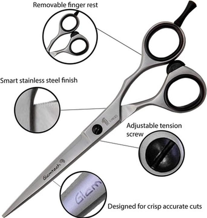 Immagine prodotto Glamtech Forbice da parrucchiere One Ergo Forbice da parrucchiere professionale da salone da 5 pollici (12.70 cm)