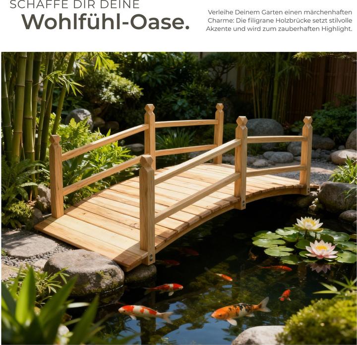 Produktbild tectake Gartenbrücke