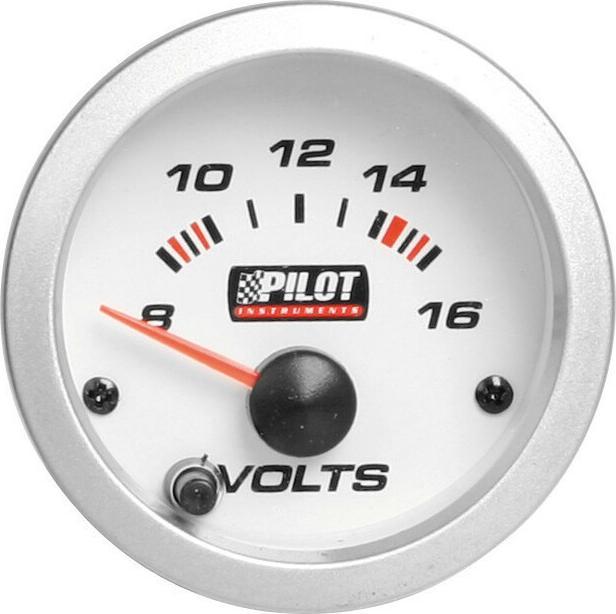 Lampa Instrument Voltmeter - 52 mm - LED 7 colours