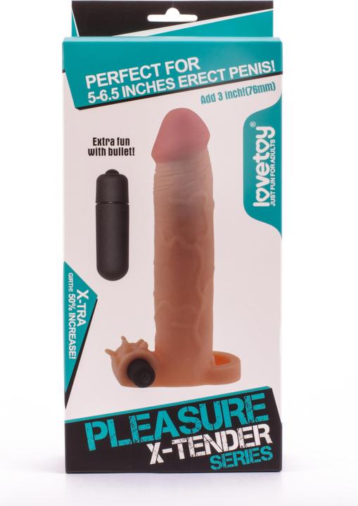 Lovetoy Pleasure X-Tender Vibrerende Penishuls 5