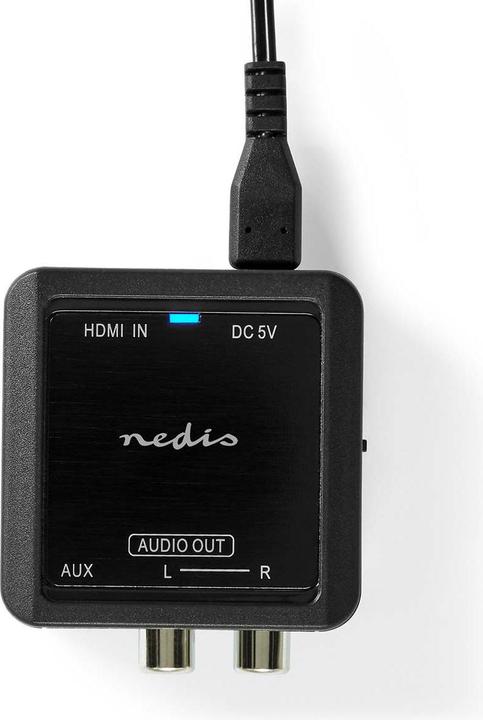 Produktbild Nedis Digital Audio Converter | 1-Weg | Anschlüsse – Eingang: HDMI™ Eingang | Anschlüsse – Ausgang: