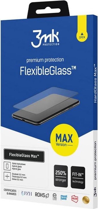 Actual product image 3MK FlexibleGlass Max screen protector, display film (1 Piece, Samsung Galaxy S21)
