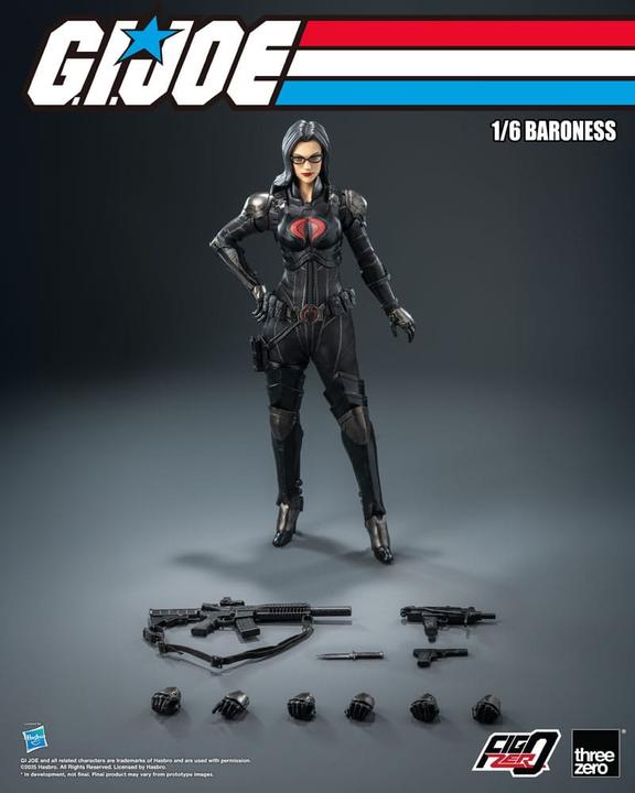 Produktbild ThreeZero G.I. Joe FigZero Actionfigur 1/6 Baroness 30 cm