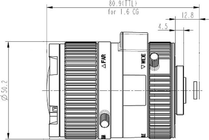 Actual product image Hikvision HV0415D-MP (Lens)