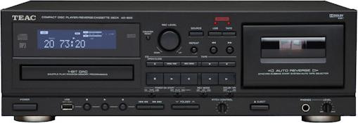 Produktbild TEAC AD-800, CD- / Kassetten- und USB-Triathlet (CD Player, Kassette)