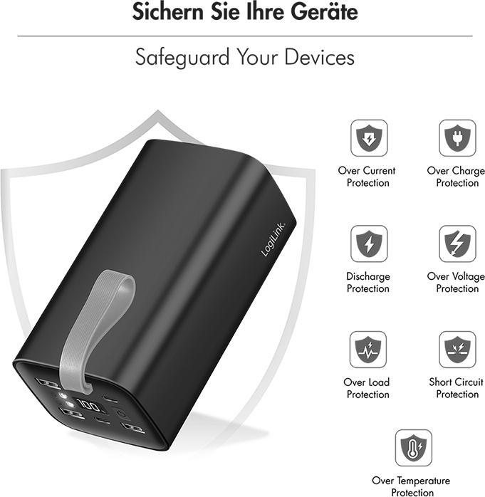 Actual product image LogiLink PA0351 (50000 mAh, 100 W, 100 Wh)