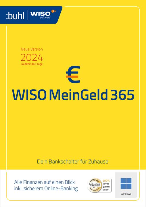Produktbild Buhl Data Service Buhl Data WISO Mein Geld 365 Download Code (1 User, 12 Monate)