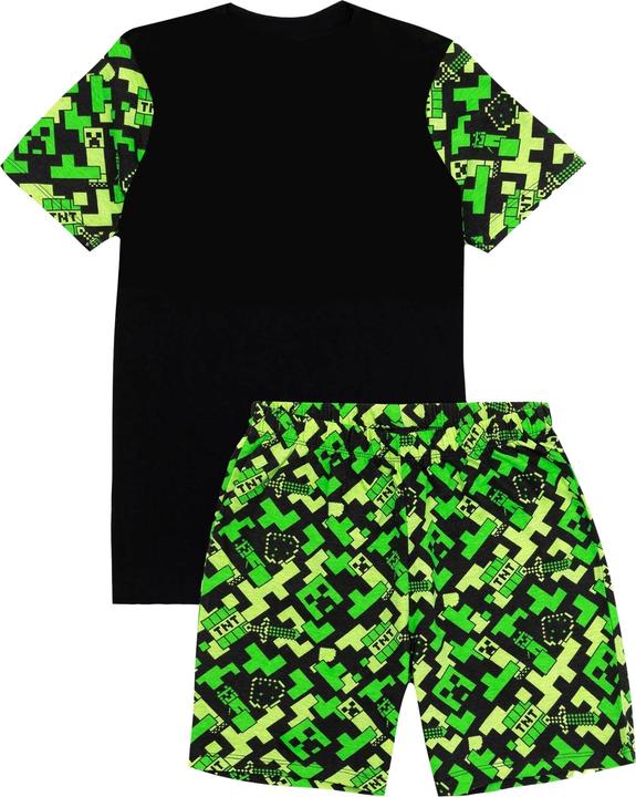 Produktbild Minecraft Childrens/Kids Creeper Short Pyjama Set (134)