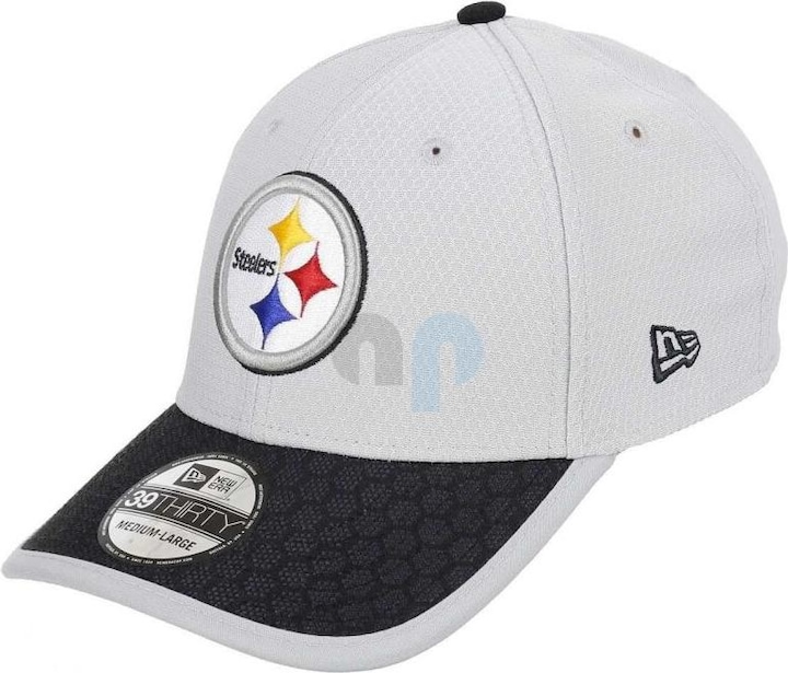Produktbild New Era NFL - Pittsburgh Steelers - Sideline 2017 39Thirty Cap Grau SM (54, 55, 56, 57)