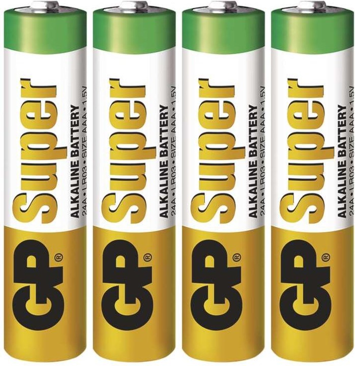 Produktbild GP Batteries Super Alkaline (4 Stk., AAA, 2400 mAh)