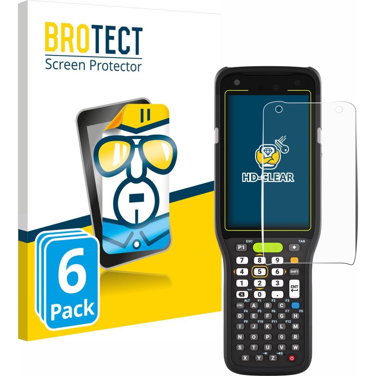 BROTECT Schutzfolie Displayschutz Displayschutzfolie Folie Klar Transparent, Barcode-Scanner Zubehör