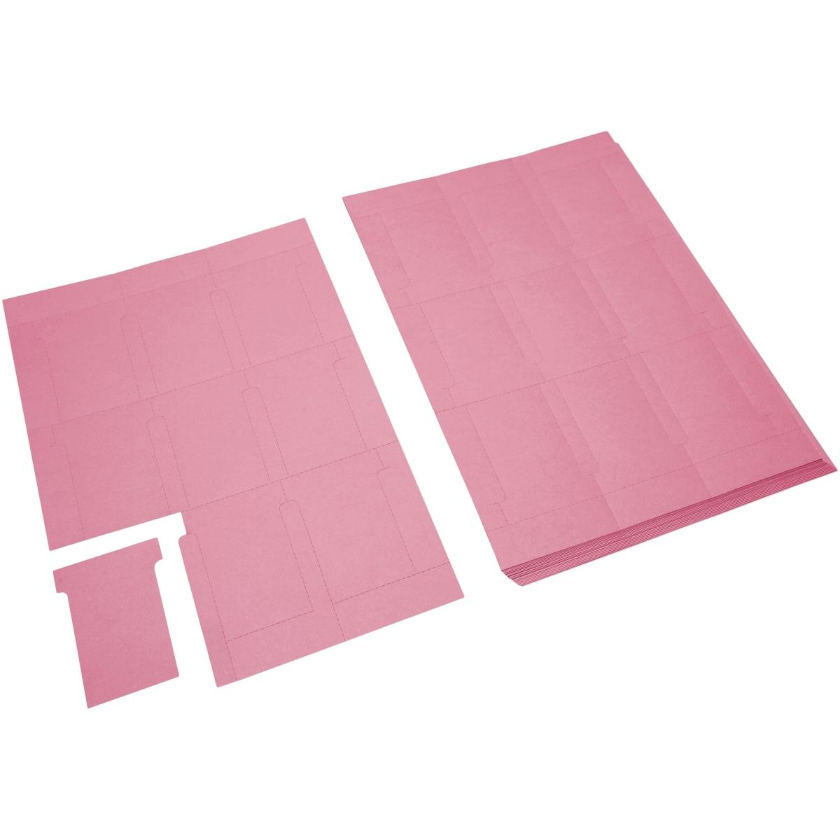 Thumbnail - Ultradex, Zubehör Präsentieren, T-Karten Breitformat für Drucker rosa VE=80 Stück