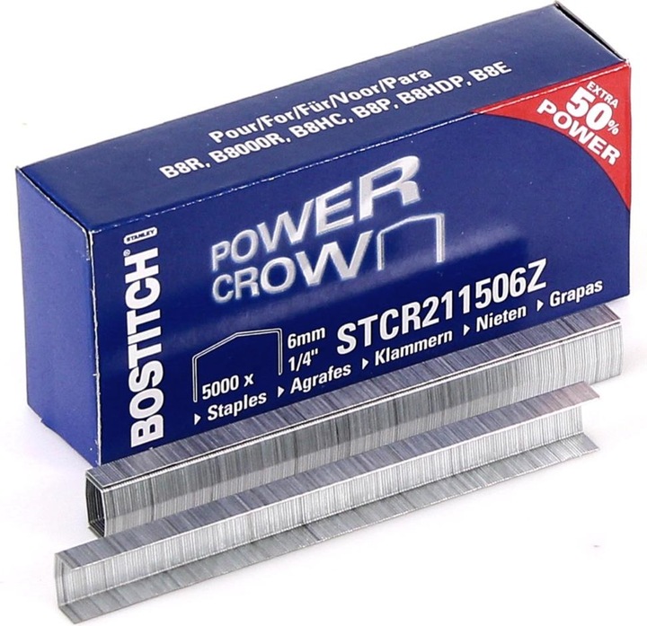 Actual product image Bostitch Staples STCR2115 1/4 (SB8) (5000 x)