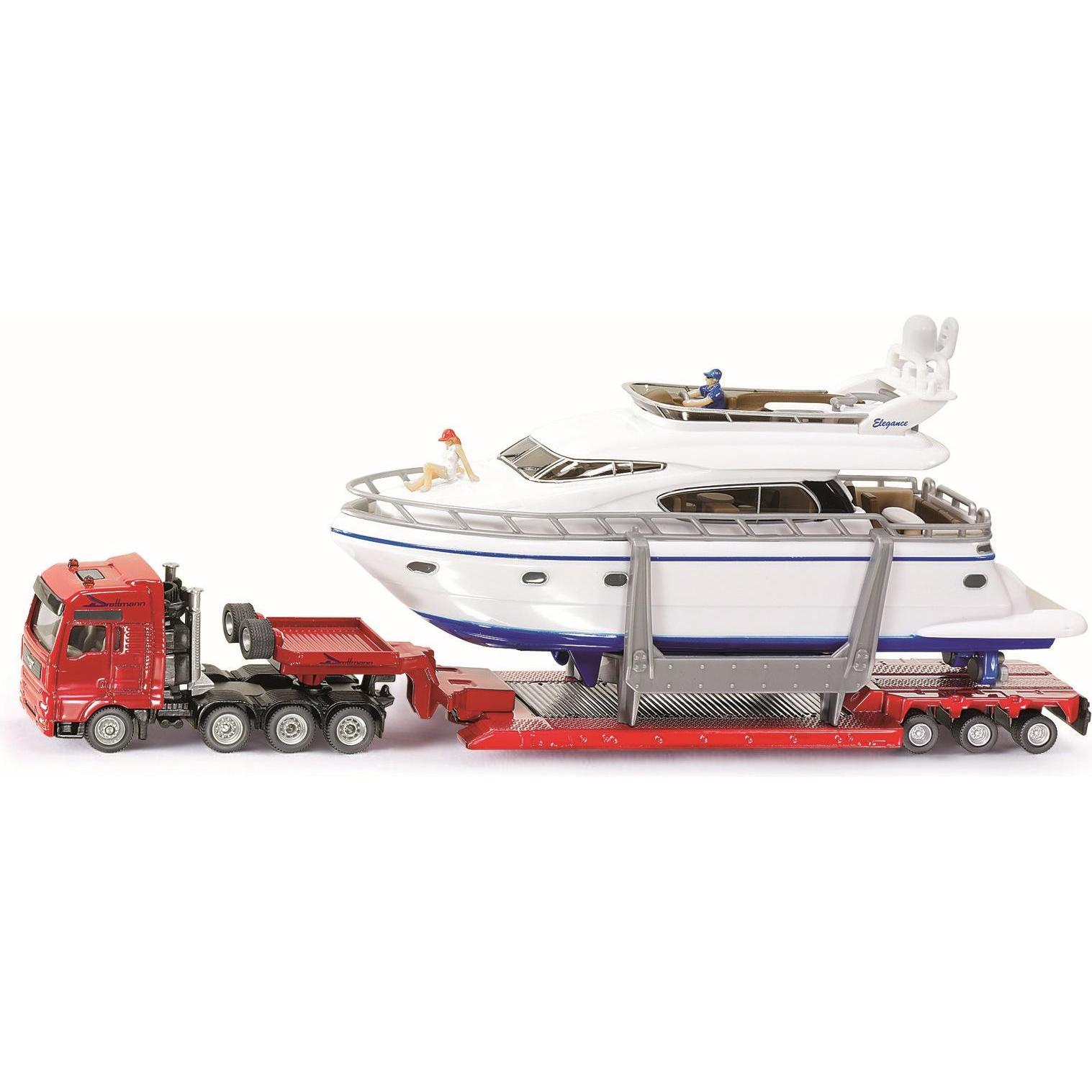 Siku Schwertransport mit Yacht