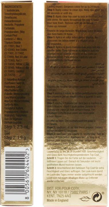 Actual product image Max Factor Lipfinity 24HRS (115 Confident)