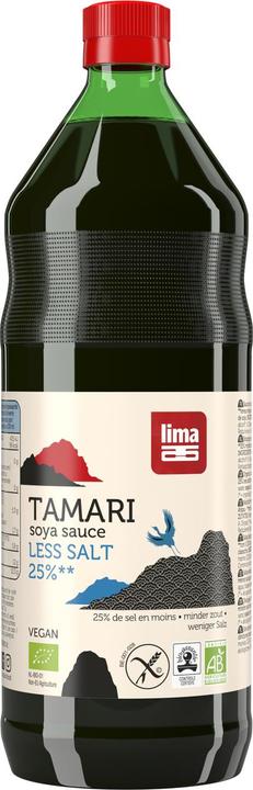Actual product image Lima Tamari soya sauce 25% less salt organic