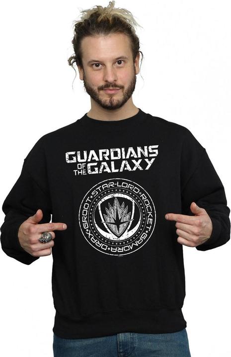 Actual product image Mens Guardians Of The Galaxy Vol. 2 Distressed Seal Sweatshirt (XXL)
