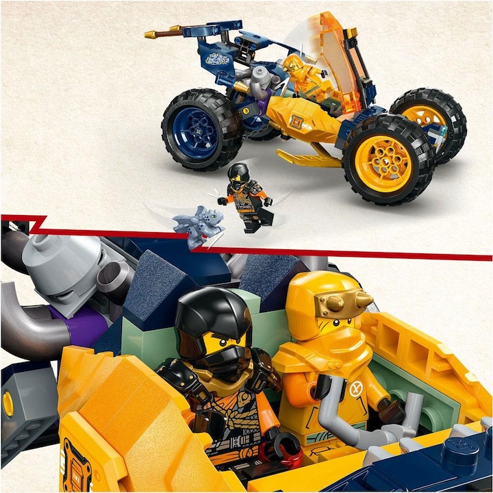 Produktbild LEGO Arins Ninja-Geländebuggy (71811, LEGO Ninjago)
