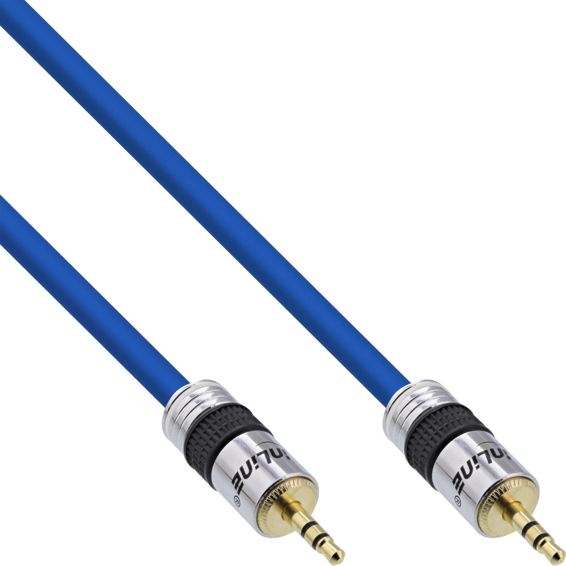 InLine Klinke PREMIUM Audiokabel 10m PREMIUM Qualitaet 3,5mm St/St 10m Stereo vergoldete Kontakte... (10 m, 3.5mm Klinke...