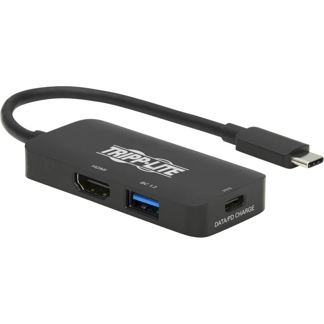 Eaton USB-C Multiport Adapter - HDMI 4K 60 Hz 4:4:4 HDR USB-A 100W PD Charging Black (USB-C, 1 Ports), Dockingstation + ...