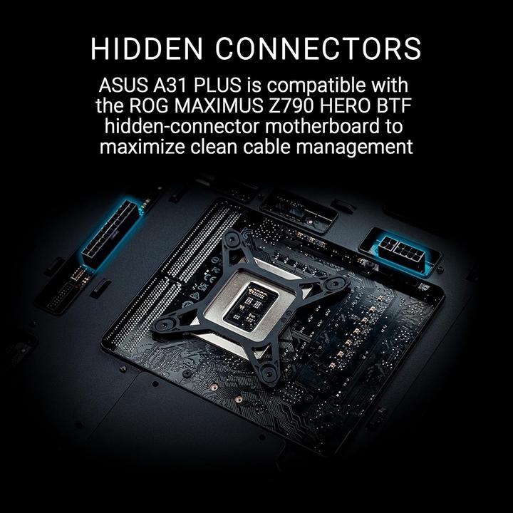 Produktbild ASUS A31 Plus Tg Argb Black (ATX, mATX, Mini-ITX)