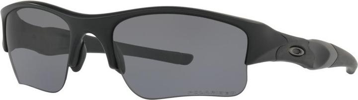 Actual product image Oakley Flak Jacket XLJ Polarized (Matt black, Prizim Grey Polarised)