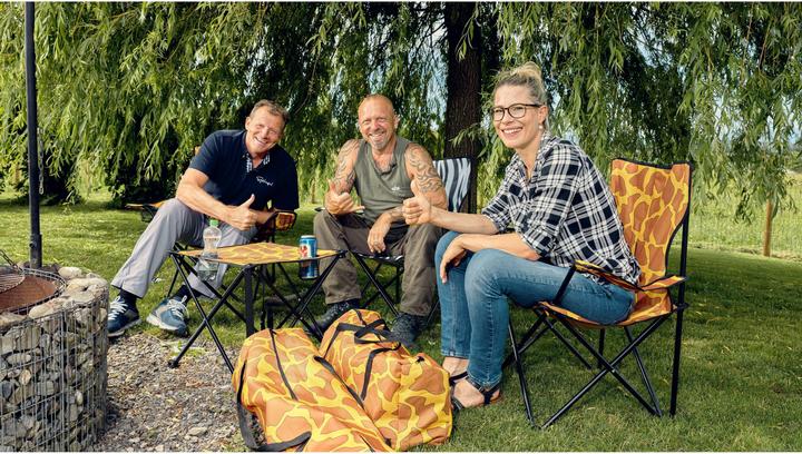 Produktbild Inveno Camping-Sitzgarnitur Zebra 3er