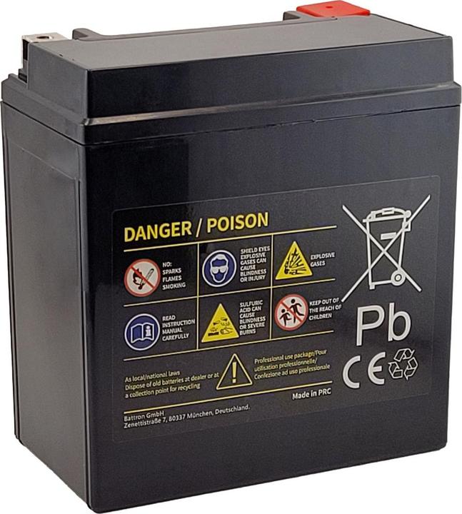 Immagine prodotto Acconic Sportivo AGM YTX16-BS Motorradbatterie 15Ah 12V (DIN 81600) (12 V, 15 Ah)