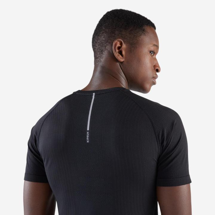 Produktbild Kiprun Laufshirt kurzarm - 500 Komfort Slim schwarz (L)