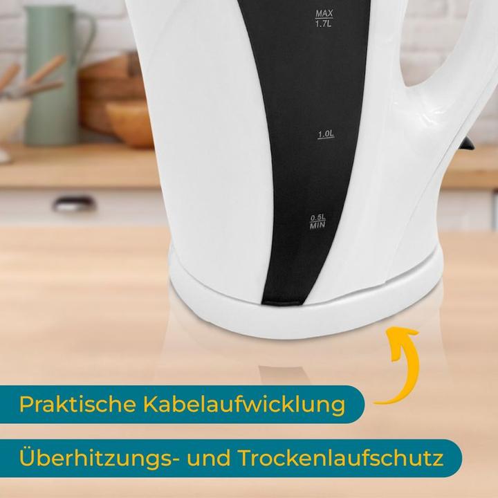 Actual product image Lentz Elektrischer Wasserkocher Teekocher Heisswasserbereiter (1.70 l)