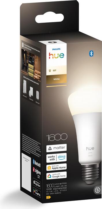 Produktbild Philips Hue W 1600 A67 E27 1P EU (E27, 13.50 W, 1600 lm, 1 x, E)