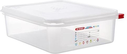 Actual product image Araven Beholder lufttaet L32.5xW26.5xH10cm 1/2GN 6.5ltr polypropylene låg clear,1 pcs (6.50 l)