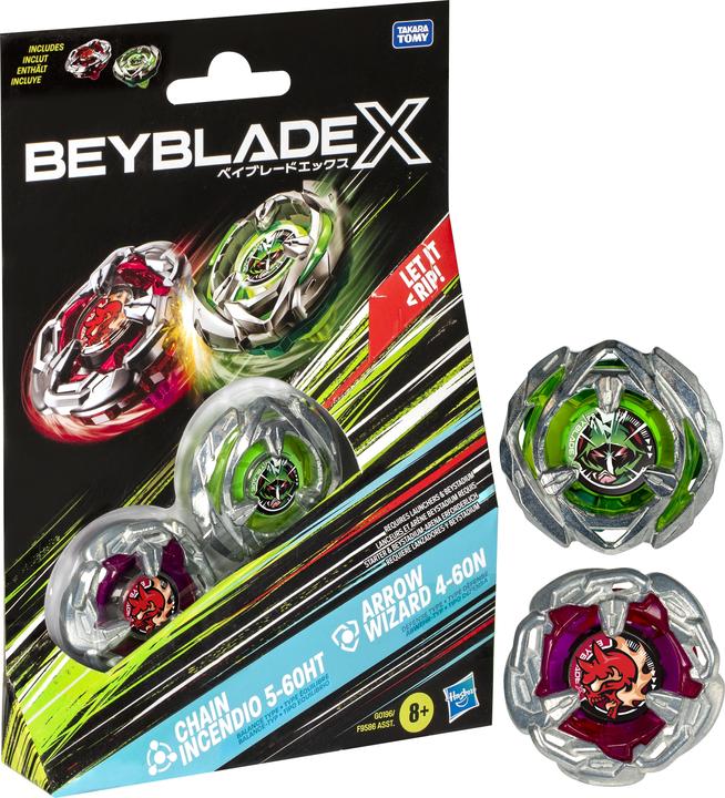 Actual product image Hasbro Beyblade X Gen 4 Dual Pack (random model) (Multilingual)