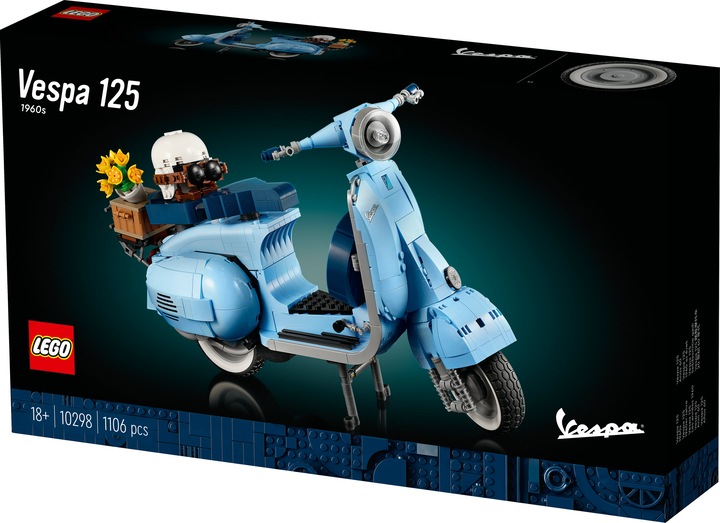 Actual product image LEGO Vespa 125 (10298, LEGO Icons, LEGO Rare Sets)