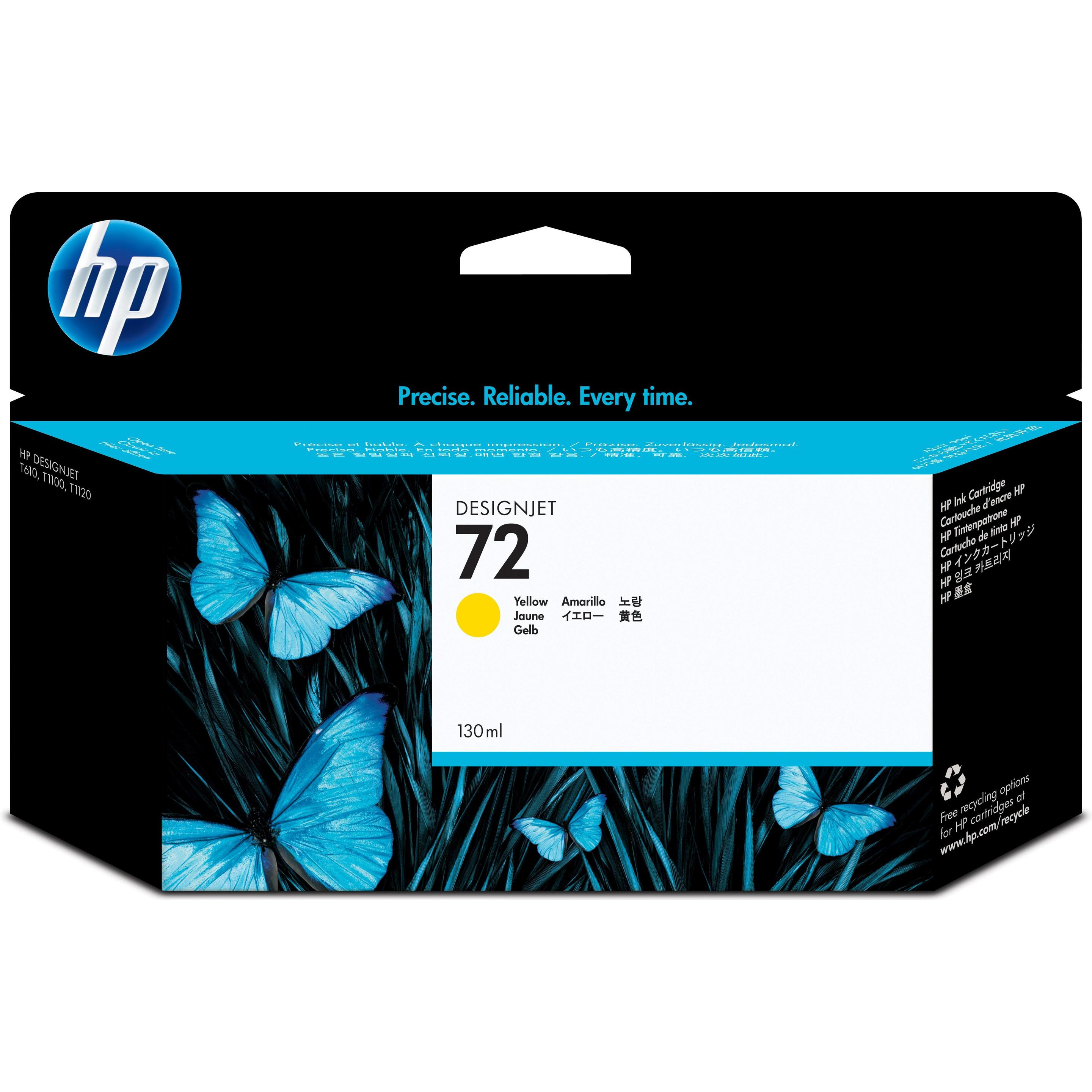 HP, Druckerpatrone, 72 (Y)