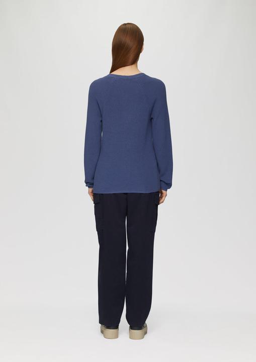 Image du produit s.Oliver Strickpullover Strickpullover mit V-Ausschnitt und Raglan-Ärmeln (42)