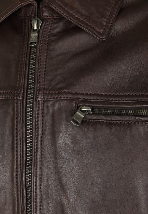 Image du produit Otto Kern Veste en cuir avec col rabattu (58)