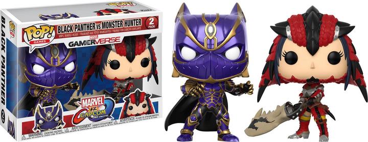 Produktbild Funko POP! Games Marvel vs. Capcom Infinite: Black Panther vs Monster Hunter