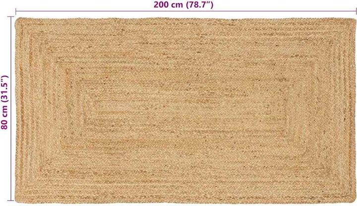 Produktbild vidaXL Teppich für das Wohnzimmer (200 x 80 cm)