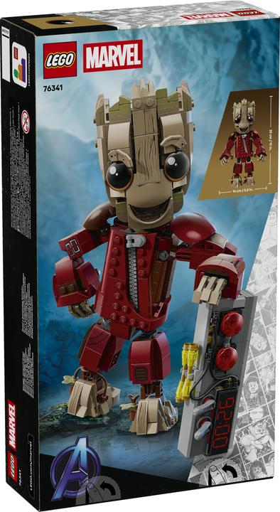 Actual product image LEGO Marvel Super Heroes Groot in Ravager outfit (76341, LEGO Marvel)