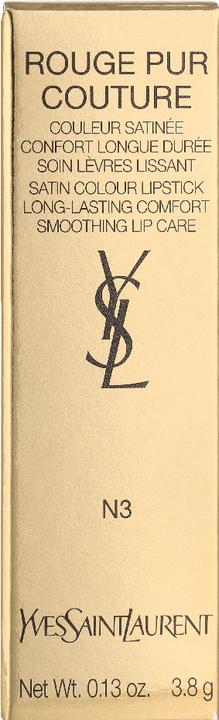 Actual product image Yves Saint Laurent Rouge Pur Coutur N3 3.8 g (N3)