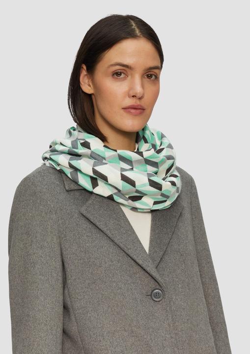 Produktbild s.Oliver Snood Loop-Schal mit All-over-Grafikprint