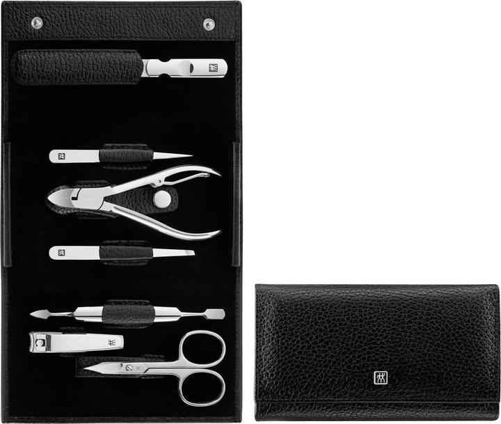 Immagine prodotto No Name Set da viaggio Zwilling Classic Inox - Valigetta in pelle da 7 pezzi - Nero