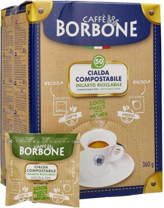 Actual product image Caffè Borbone Coffee pods decaffeinated (50 x Port.)