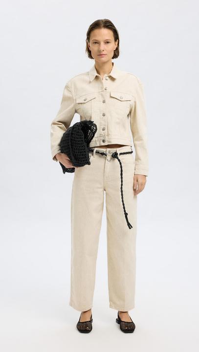 Produktbild Selected Mid Waist Barrel Fit Jeans (W28/L32)