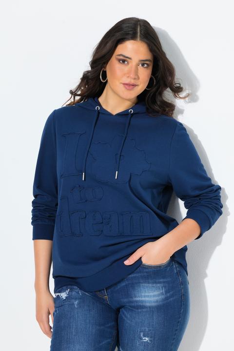 Immagine prodotto Ulla Popken Maglia con applicazione floreale, cappuccio e maniche lunghe (46, 48)
