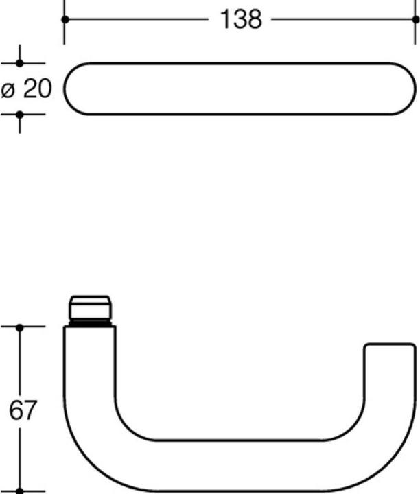 Produktbild Hewi Rosettengarnitur 111R01.130 (Türgriff)