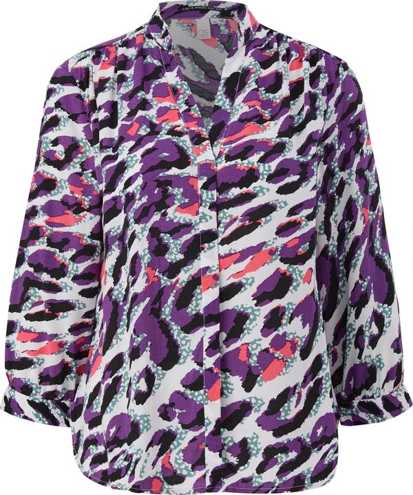Actual product image s.Oliver Bluse Viskosebluse mit Tunika-Ausschnitt (38)