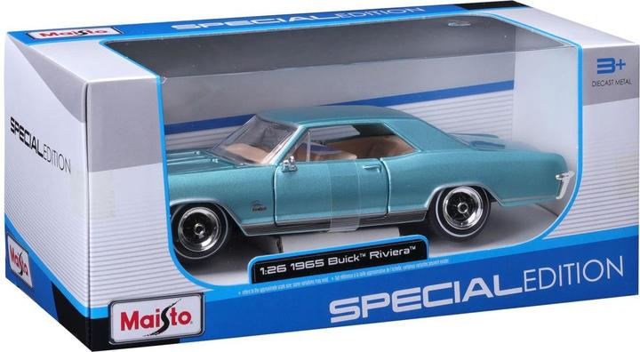 Produktbild Maisto Buick Riviera 1965 1/24 blau